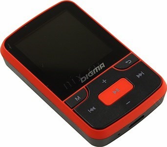 Digma T3-8GB Black-Red (MP3 Player,FM Tuner,8Gb,MicroSD,LCD 1.5