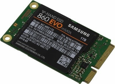 SSD 1 Tb mSATA 6Gb/s Samsung 860 EVO MZ-M6E1T0BW (RTL) V-NAND 3bit-MLC