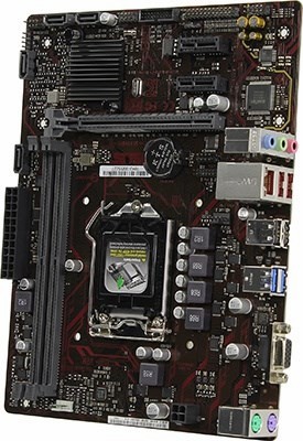 ASUS EX-H110M-V (RTL) LGA1151 H110 PCI-E Dsub GbLAN SATA MicroATX 2*DDR4
