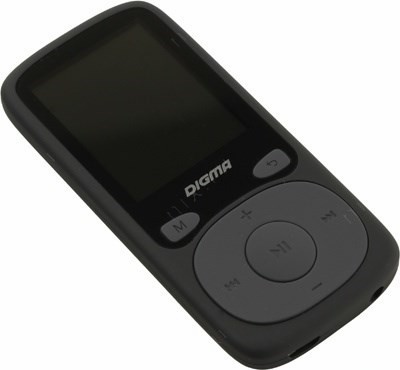 Digma B3-8GB Black (MP3 Player,FM Tuner,8Gb,MicroSD,LCD 1.8