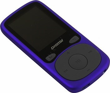 Digma B3-8GB Blue (MP3 Player,FM Tuner,8Gb,MicroSD,LCD 1.8