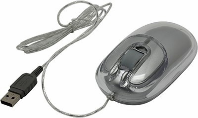 A4Tech Optical U-Crystal Wheel Mouse BW-9-Silver(2) (RTL) USB&PS/2 5but+Roll