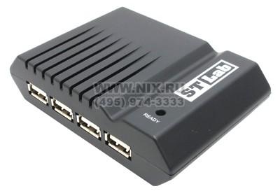 STLab U-181 USB2.0 Hub 4-Port + ..