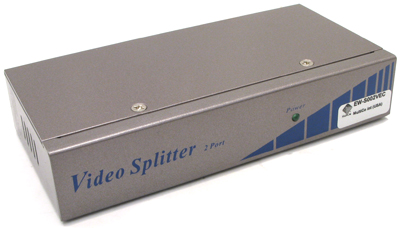 MultiCo EW-S002VEC 2-Port Video Splitter (VGA15M+2xVGA15F) + ..