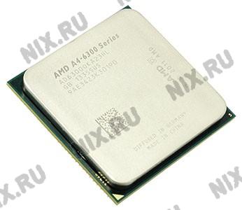 CPU AMD A4-6300  (AD6300O) 3.7 GHz/2core/SVGA Radeon HD 8370D/ 1 Mb/65W/5 GT/s Socket FM2
