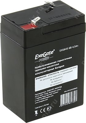  Exegate EXG645/DT6045 (6V, 4.5Ah)  UPS EP234535RUS