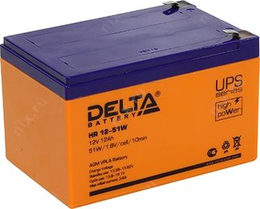  Delta HR 12-51W (12V, 12Ah)  UPS