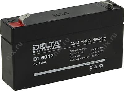  Delta DT 6012 (6V, 1.2Ah)   