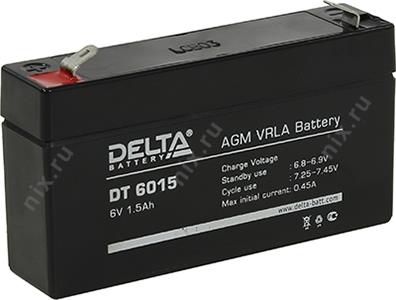  Delta DT 6015 (6V, 1.5Ah)   
