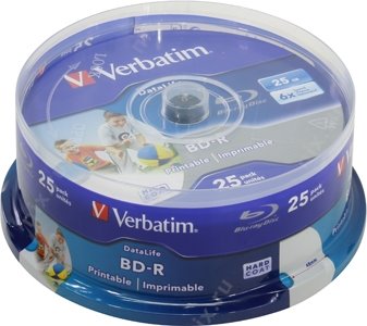 BD-R Disc Verbatim 25Gb 6x .25   , printable 43811