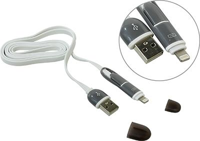 KS-is KS-285G-W  USB--Lightning/micro-B 1
