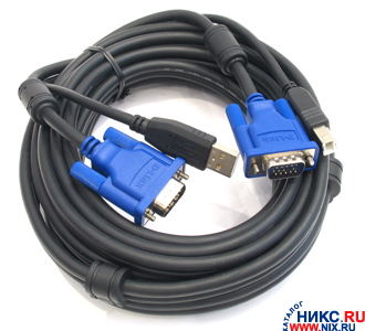 DKVM-CU5   KVM  (USB A+VGA15M, 5)