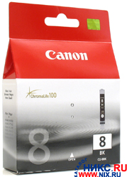  Canon CLI-8BK Black  PIXMA IP4200/5200/6600D, MP800