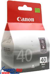  Canon PG-40 Black  PIXMA IP1200/1600/2200, MP150/170/450
