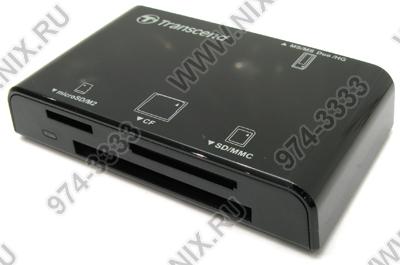Transcend TS-RDP8K-Black USB2.0 CF/MMC/RSMMC/SDHC/microSDHC/MS(/Pro/Duo/M2) Card Reader/Writer