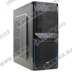 Miditower Aerocool V3X Advance (Evil) Blue Edition Black ATX 600W (24+2x4+2x6/8)