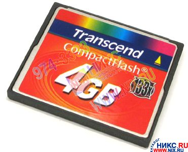 Transcend TS4GCF133 CompactFlash Card 4Gb 133x