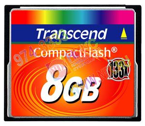 Transcend TS8GCF133 CompactFlash Card 8Gb 133x