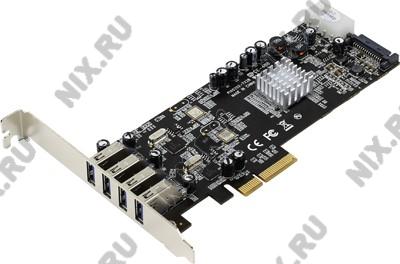 STLab U-1000 (RTL) PCI-Ex4, USB3.0, 4 port-ext