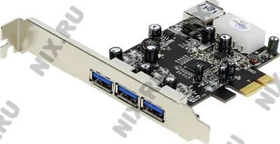 STLab U-940 (RTL) PCI-Ex1, USB3.0, 3 port-ext, 1 port-int