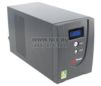 UPS 1200VA CyberPower Value LCD VALUE1200ELCD Black,  /RJ45,ComPort,USB,4  