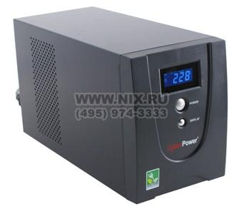 UPS 1200VA CyberPower Value VALUE1200EI LCD Black   /RJ45,ComPort,USB