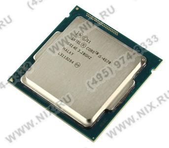 CPU Intel Core i5-4570  3.2 GHz/4core/SVGA HD Graphics 4600/1+6Mb/84W/5 GT/s LGA1150