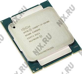 CPU Intel Core i7-5930K BOX ( ) 3.5 GHz/6core/1.5+15Mb/140W/5 GT/s LGA2011-3