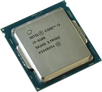 CPU Intel Core i3-6100  3.7 GHz/2core/SVGA HD Graphics 530/0.5+ 3Mb/51W/8 GT/s LGA1151