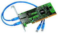 Intel PWLA8492MT PRO/1000 MT Dual Port Server Adapter (OEM) PCI64 1000Mbps