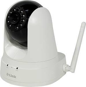 D-Link DCS-5000L /A1A Pan&Tilt Wi-Fi Day/Night Camera (LAN, 640x480, f=2.3mm 802.11b/g/n, , 10LED)
