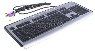  A4Tech KL-23MU Silver&Black PS/2 104+6 /+ USB 