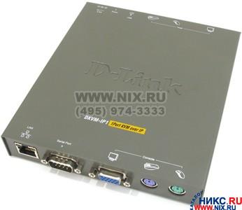 D-Link DKVM-IP1 1-Port KVM Switch Over IP (PS/2 +PS/2 +VGA15pin+USB+LAN)(+)