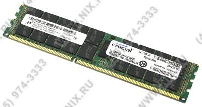 Crucial CT16G3ERSLD41339 DDR3 RDIMM 16Gb PC3-10600 ECC Registered, Low Voltage