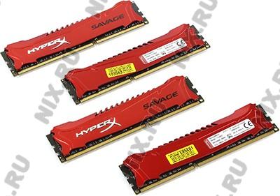 Kingston HyperX Savage HX316C9SRK4/32 DDR3 DIMM 32Gb KIT 4*8Gb PC3-12800 CL9