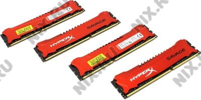 Kingston HyperX Savage HX318C9SRK4/32 DDR3 DIMM 32Gb KIT 4*8Gb PC3-15000 CL9