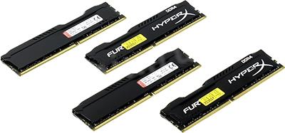 Kingston HyperX Fury HX424C15FBK4/32 DDR4 DIMM 32Gb KIT 4*8Gb PC4-19200 CL16