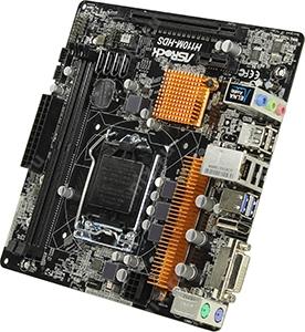 ASRock H110M-HDS (RTL) LGA1151 H110 PCI-E DVI+HDMI GbLAN SATA MicroATX 2*DDR4