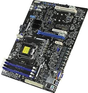 ASUS P10S-C/4L (RTL) LGA1151 C232 PCI-E+SVGA+4*GbLAN SATA RAID ATX 4*DDR4