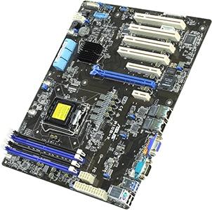 ASUS P10S-X (RTL) LGA1151 C232 PCI-E+SVGA+2*GbLAN SATA RAID ATX 4*DDR4