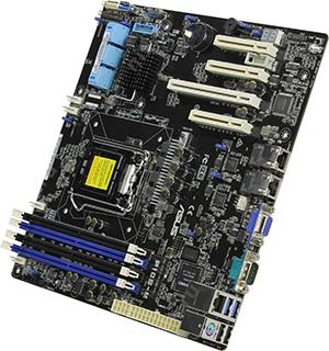 ASUS P10S-M (RTL) LGA1151 C232 PCI-E SVGA+2*GbLAN SATA RAID MicroATX 4*DDR4