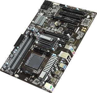 GIGABYTE GA-970A-DS3P rev2.0/2.1 (RTL) SocketAM3+ AMD 970 2*PCI-E GbLAN SATA RAID ATX 4*DDR3