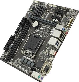 GIGABYTE GA-H110M-S2HP rev1.0/1.1 (RTL) LGA1151 H110 PCI-E Dsub+DVI+HDMI GbLAN SATA MicroATX 2*DDR4