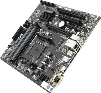 GIGABYTE GA-F2A68HM-D3H rev1.0 (RTL) SocketFM2+ AMD A68H 2*PCI-E Dsub+DVI+HDMI GbLAN SATA RAID MicroATX 4*DDR3