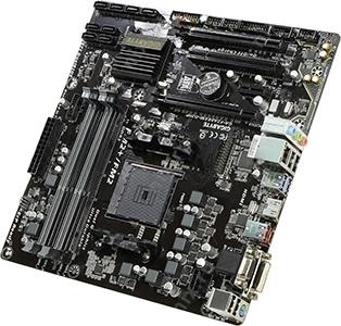 GIGABYTE GA-F2A88XM-D3HP rev1.0 (RTL) SocketFM2+ AMD A88X2*PCI-E Dsub+DVI+HDMI GbLAN SATA RAID MicroATX 4*DDR3
