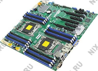SuperMicro X10DRi-T (RTL) Dual LGA2011-3 C612 3*PCI-E SVGA 2x10GbLAN SATA RAID E-ATX 16DDR4
