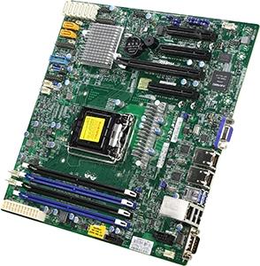 SuperMicro X11SSM-F (RTL) LGA1151 C236 PCI-E SVGA 2*GbLAN SATA RAID MicroATX 4*DDR4