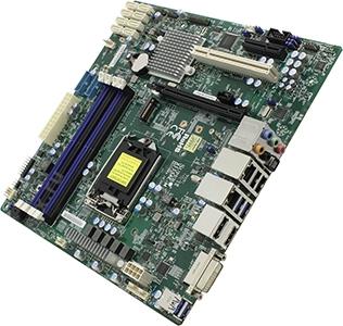 SuperMicro X11SAE-M (RTL) LGA1151 C236 PCI-E DVI 2*GbLAN SATA RAID MicroATX 4*DDR4