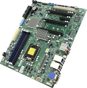 SuperMicro X11SAT-F (RTL) LGA1151 C236 3*PCI-E SVGA 2*GbLAN SATA RAID ATX 4*DDR4