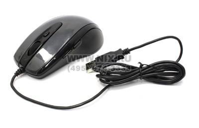 A4Tech V-Track Mouse N-708X-1 Glossy Grey (RTL) USB 6btn+Roll